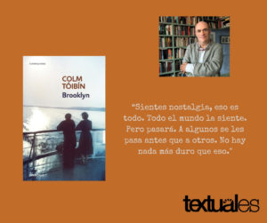 Colm Tóibín Brooklyn cita Textuales