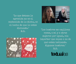 Mary Beard Rebecca Solnit Habla cita Textuales