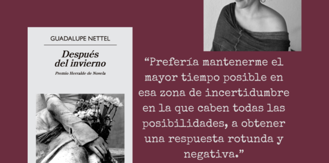 Guadalupe Nettel Después del invierno cita Textuales