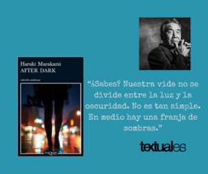 Haruki Murakami After Dark cita Textuales